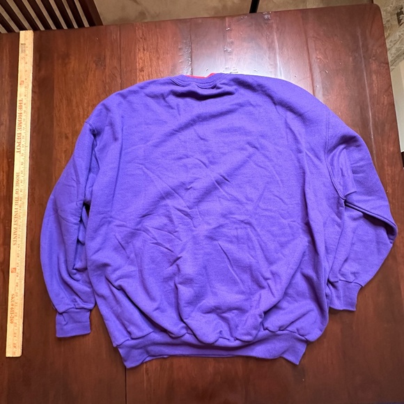 Red Hat Lady Red Hat Sweatshirt Long Sleeve Red and Purple 3x - Picture 3 of 11